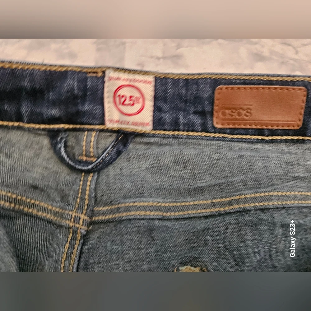 ASOS Acid Wash Denim Bermudas Shorts Size 36W